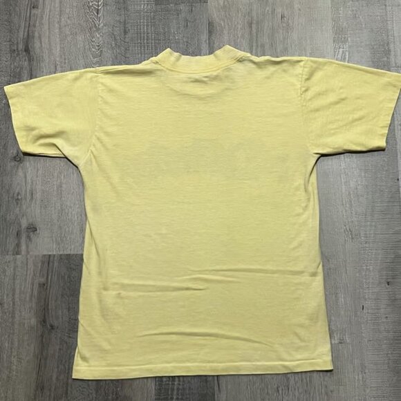 VTG "Today Was One Hell Of A Week" 80s Cartoon J Bates Art Cat Shirt Thrashed - Picture 3 of 4